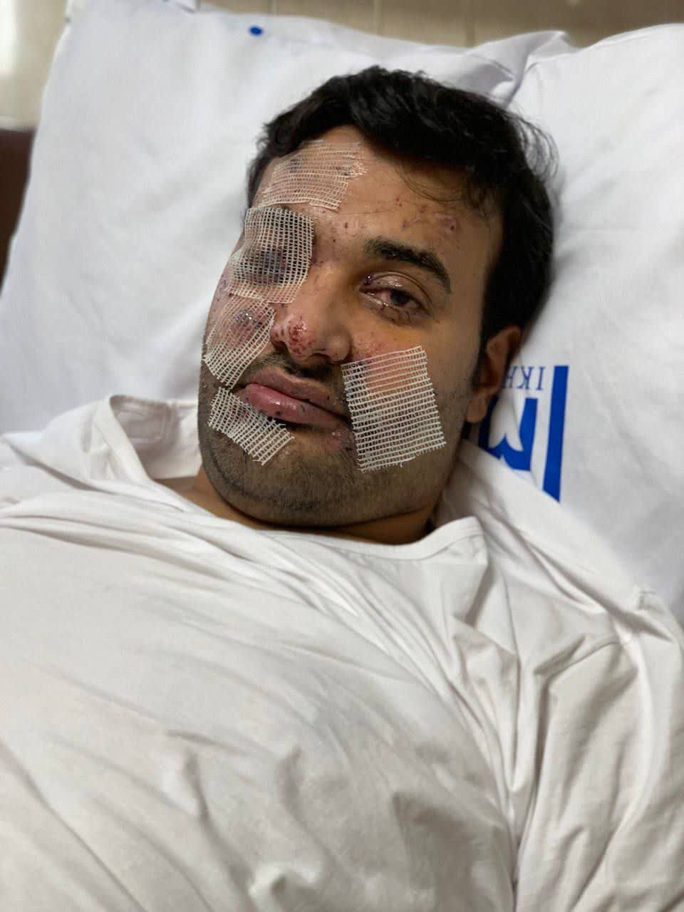 همسر جانباز لبنانی: همسرم برای چهارمین بار، مدال جانبازی گرفت/ با تمام جراحات در راه مقاومت می‌مانیم + ویدیو